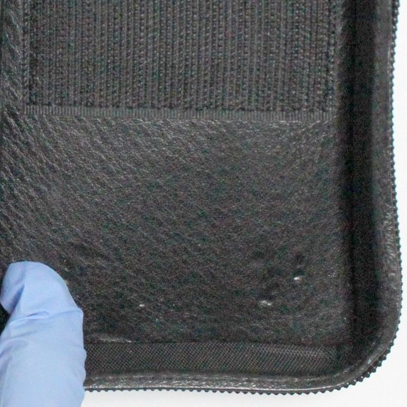 Black & Brown Heart Shaped Zipper Pull PDA Holder or Case Only - Picture 6 of 11